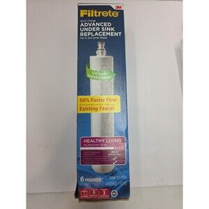 FILTRETE Advanced Under Sink Quick Change Water Filtration Filter 3US-PF01